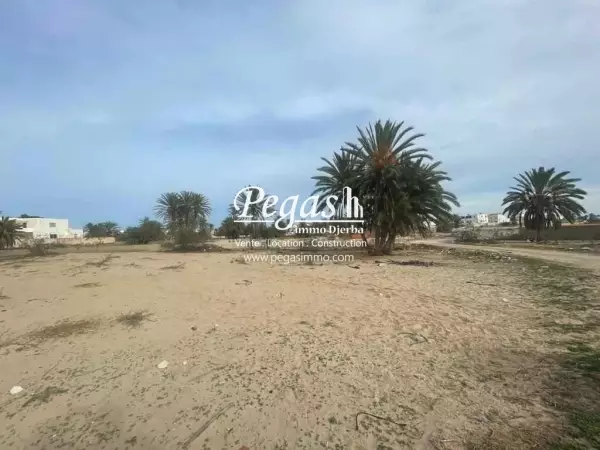 photo bien Terrain à vendre à Mezraya Djerba titre bleu avec permis de construction