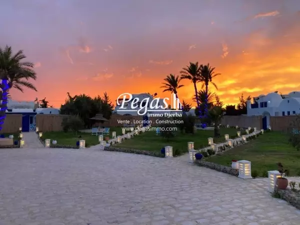 photo bien une maison avec piscine à louer dans la zone touristique Djerba