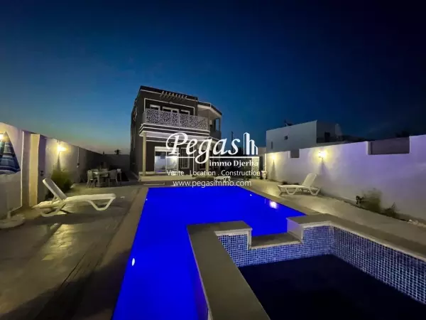 photo bien maison à louer avec piscine à Djerba