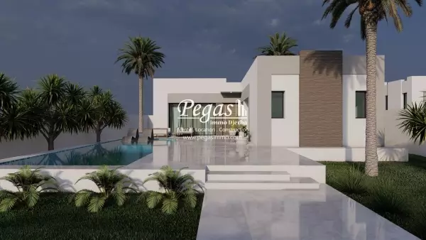 photo bien une villa avec piscine à vendre à Djerba